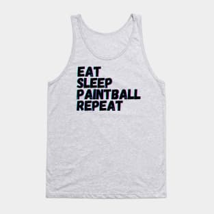 Eat Sleep Paintball Repeat Tank Top